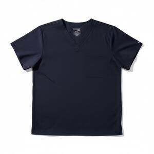 Grey's Anatomy Women's V-Neck Scrub Top Size 3X Navy Blue Workwear